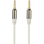 3.5mm Jack AUX Kabel 15cm - 150cm - Hvid 